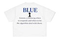 Bluetuesdxy "BLUE" Boxy T- Shirt